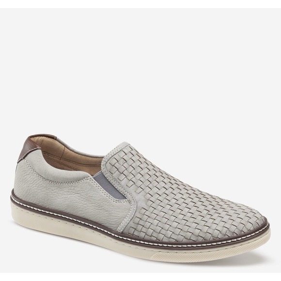 Johnston & Murphy Other - Johnston & Murphy McGuffey Woven Slip On Sheepskin Nubuck 11M